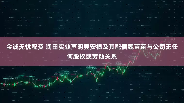 金诚无忧配资 润田实业声明黄安根及其配偶魏苗苗与公司无任何股权或劳动关系